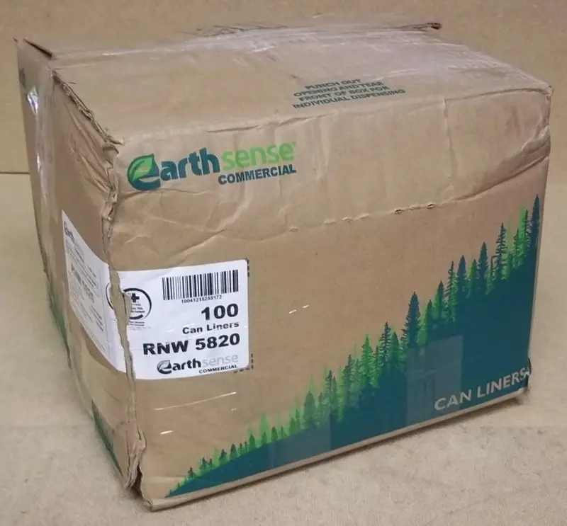 Earthsense Heavy-Duty Garbage Bags – 55–60 Gallon, 100-Pack (Rnw 5820) 1