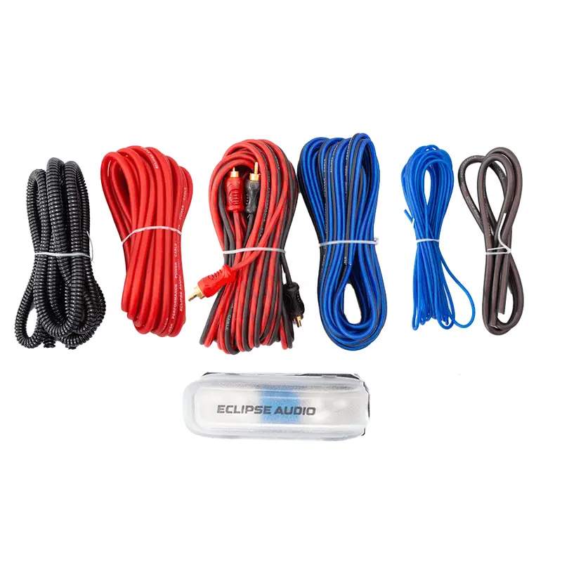Eclipse Ea-8Bp 8-Gauge Amplifier Wiring Kit – Complete Car Audio Installation Bundle 1