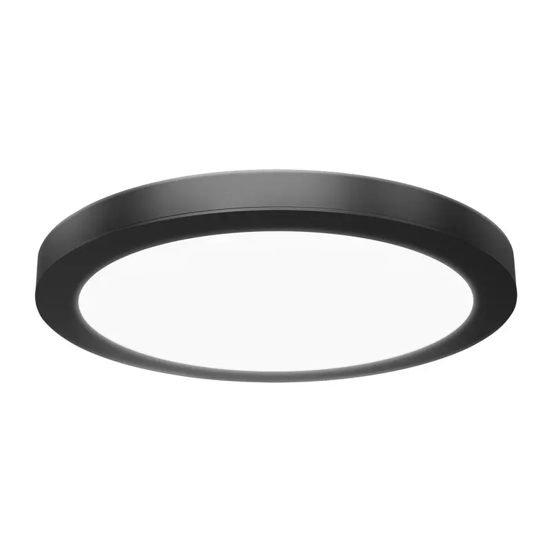 Edge-Lit Black Led Fixture (4-Pack) – 13-Inch Selectable White, 15W 1