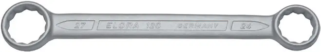 Elora 16Mm X 17Mm Double-Ended Ring Spanner – Straight Design 1