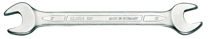 Elora Double-Open-End Wrench – 11/16" × 3/4" (Whitworth) 1