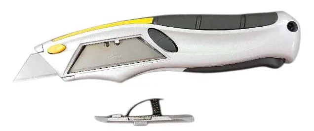 Ergonomic Retractable Utility Knife – 6 Inch Blade With Safety Lock 1