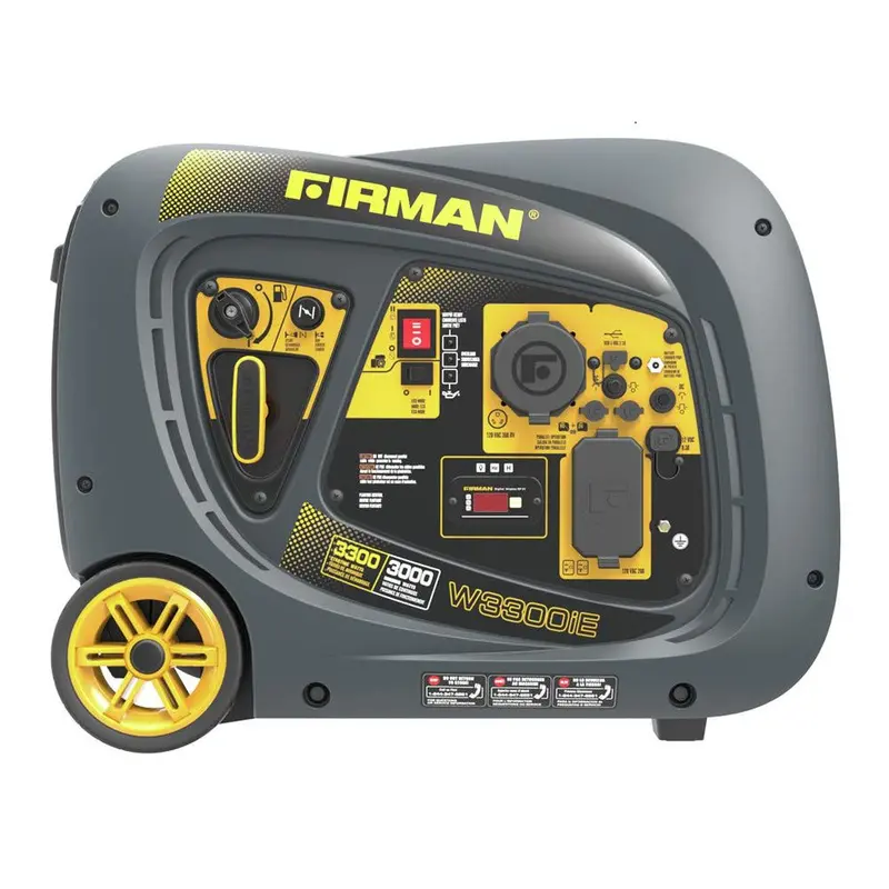 Firman W03082 3300-Watt Electric Start Portable Gas Generator – Carb & Cetl Certified 1