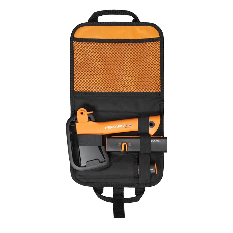 Fiskars 4-In-1 Fireplace Tool Set – Poker, Brush, Shovel & Tongs 1