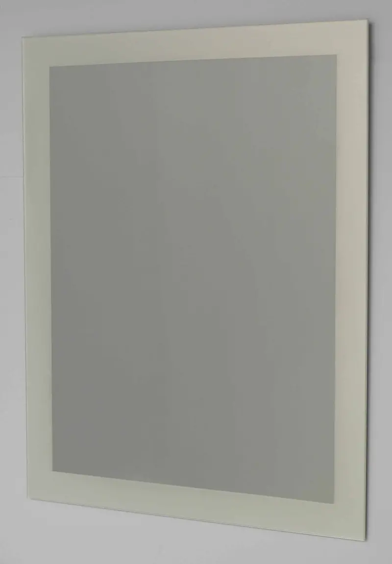 Frosted Slim Bathroom Mirror – 900 X 500Mm Soft-Edge Aesthetic 1