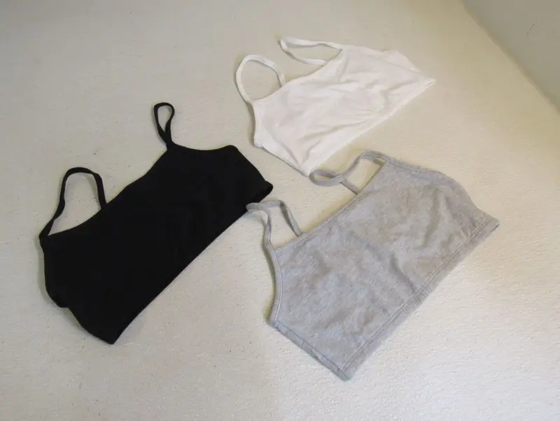 Fruit Of The Loom Sport Bra Set – 3-Piece Strappy Assortment, One Size, New 1