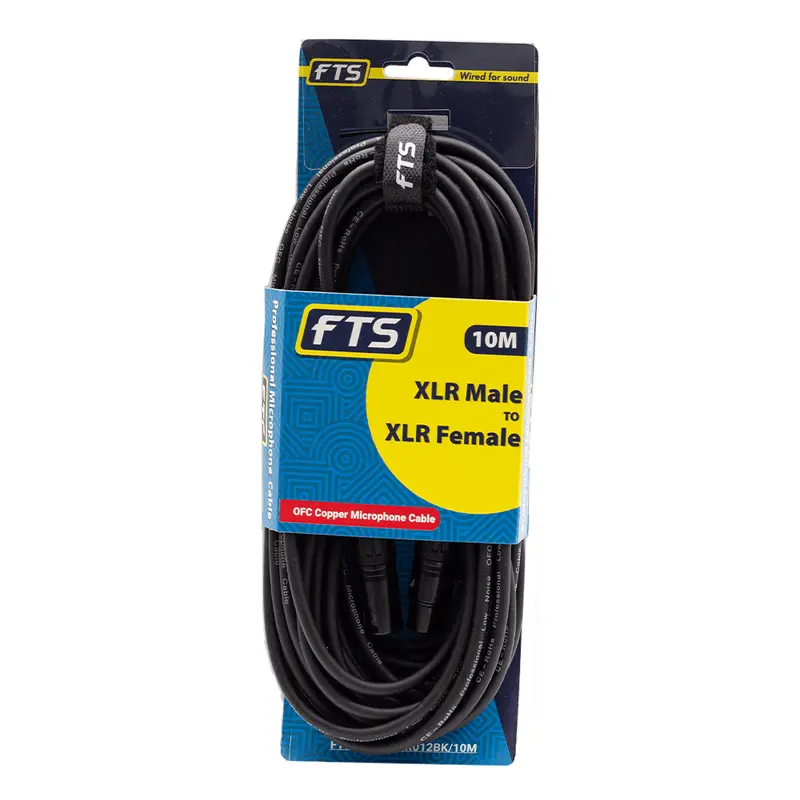 Fts 10-Meter Professional Xlr Microphone Cable (Male To Female) 1