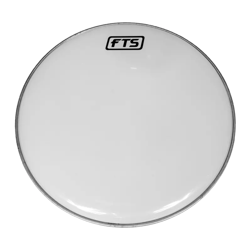 Fts 16-Inch White Tom Drumhead – Single-Ply Coated Surface 1
