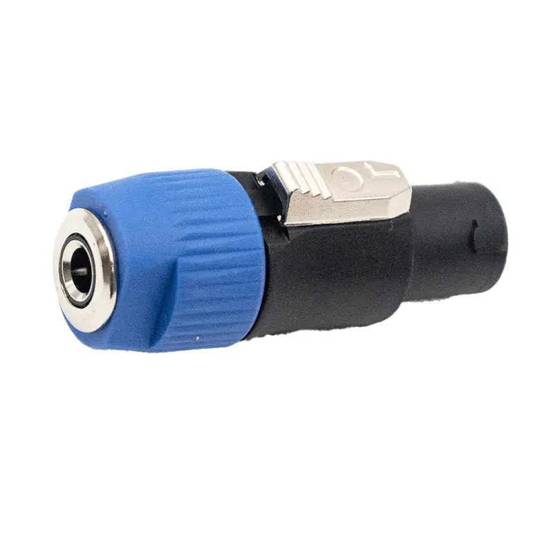 Fts 6.35Mm Female To Speakon 4-Pin Adapter For Speaker Connections 1