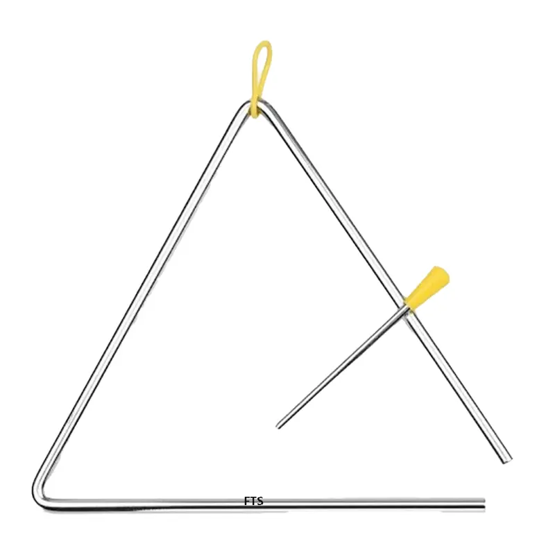 Fts 8-Inch Musical Triangle With Beater – Portable Percussion Instrument 1