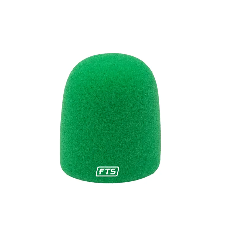 Fts D-01-G Green Foam Windscreen For Vocal Microphones 1