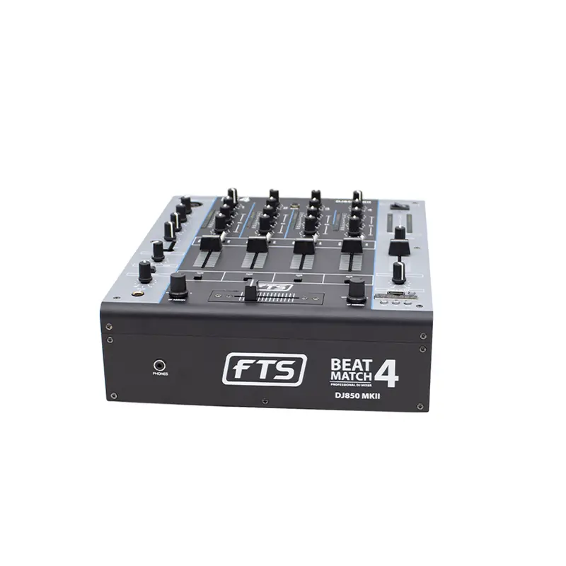 Fts Dj850 Mkii – 4-Channel Beat-Matching Dj Mixer With Effects And Crossfader 1