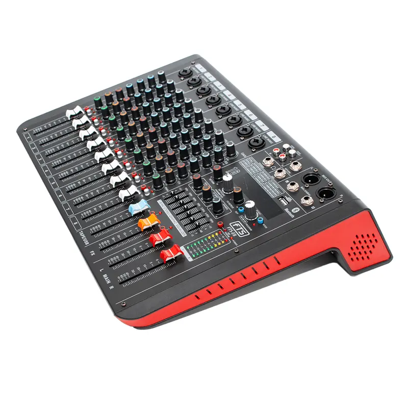 Fts E8 Mkii Professional 8-Channel Audio Mixer 1
