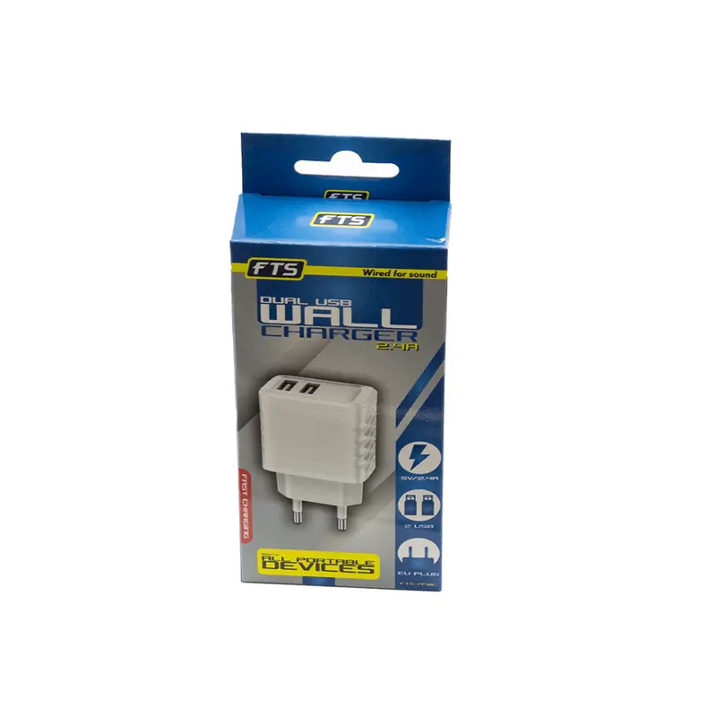 Fts Fts-7Pwc Dual-Usb 2.4A Wall Charger Adapter 1