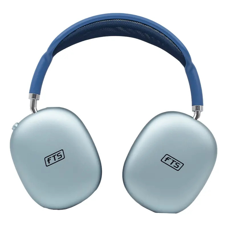 Fts Kd15 Bluetooth Headphones – Blue, Rotating Volume Dial & Mic 1