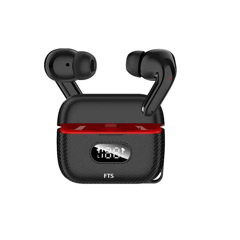 Fts Kd20 Wireless Bluetooth Earbuds – Sleek Black True Wireless Audio Earpods 1