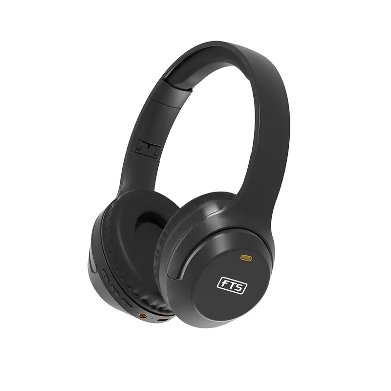 Fts Kd55 High-Fidelity Bluetooth Headphones – Black 1