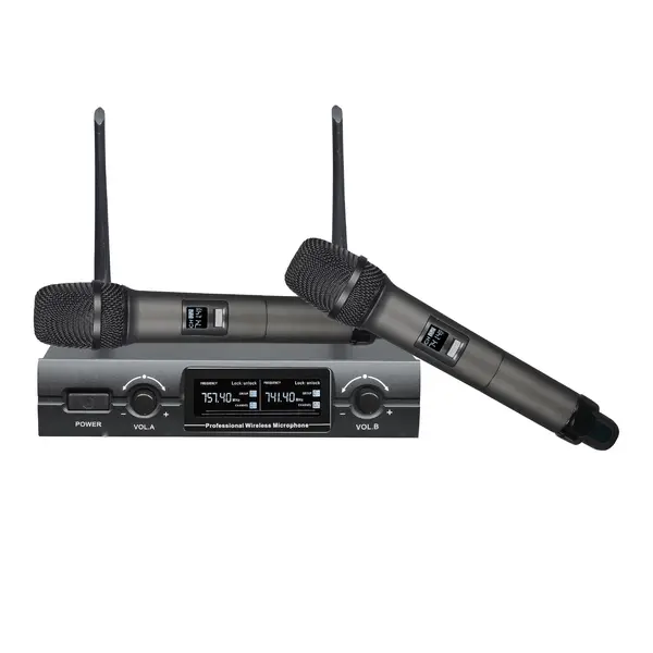 Fts Ku300 Dual Wireless Handheld Microphone System 1