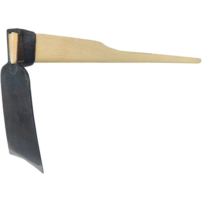 Full-Size German Rhenish Hoe – Curved Edge With 53" Handle 1