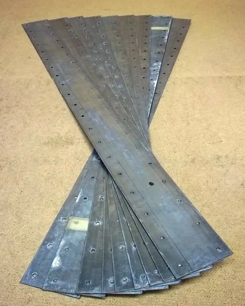 Galvanized Steel Seismic Restraint Straps – 34¾" × 3" – Pack Of 9 – Certified Heavy-Duty – New 1