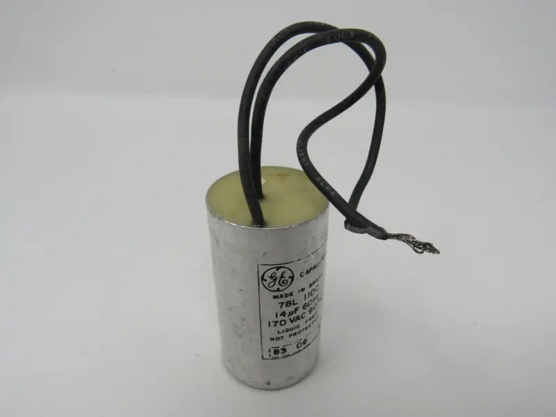 Ge 170Vac Liquid-Free Capacitor – 6 × 1.5 × 1.5 Inches, Model 78L1100, Used 1