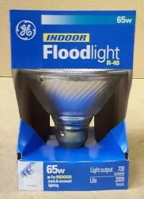 Ge 65W R40 Indoor Floodlight Bulb – Model 8062614 1