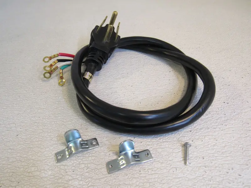 Ge E-72389-F 4-Prong 4-Foot Range & Dryer Power Cord Kit – Used 1
