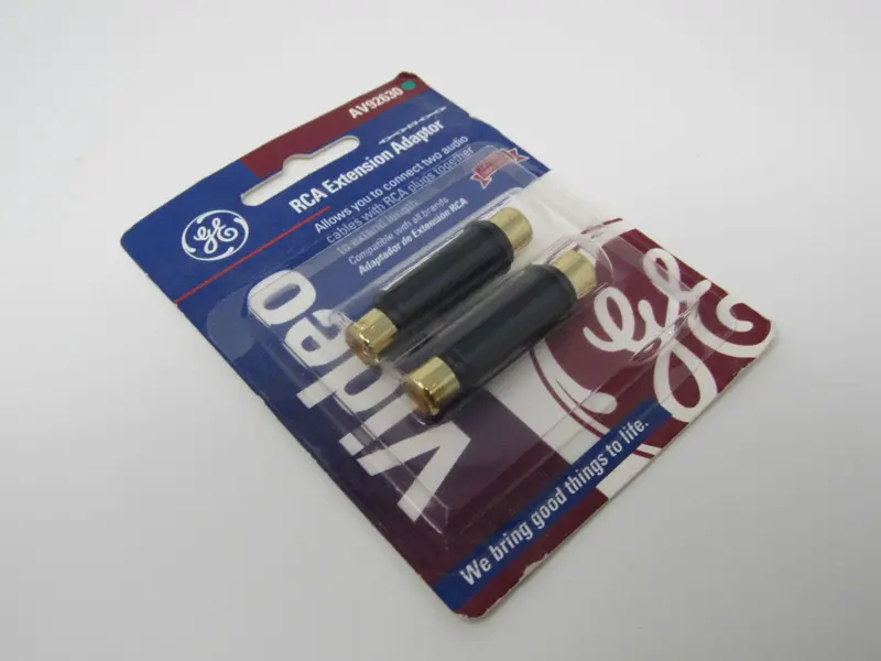 Ge Rca Female-To-Female Av Extension Adapter – Model Av92630 – Brand New 1