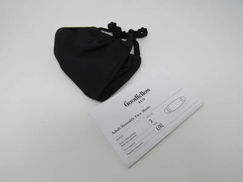 Goodfellow Adult Reusable Face Mask – Large/Xl Size, 1-Pack With Filter Pocket, New 1