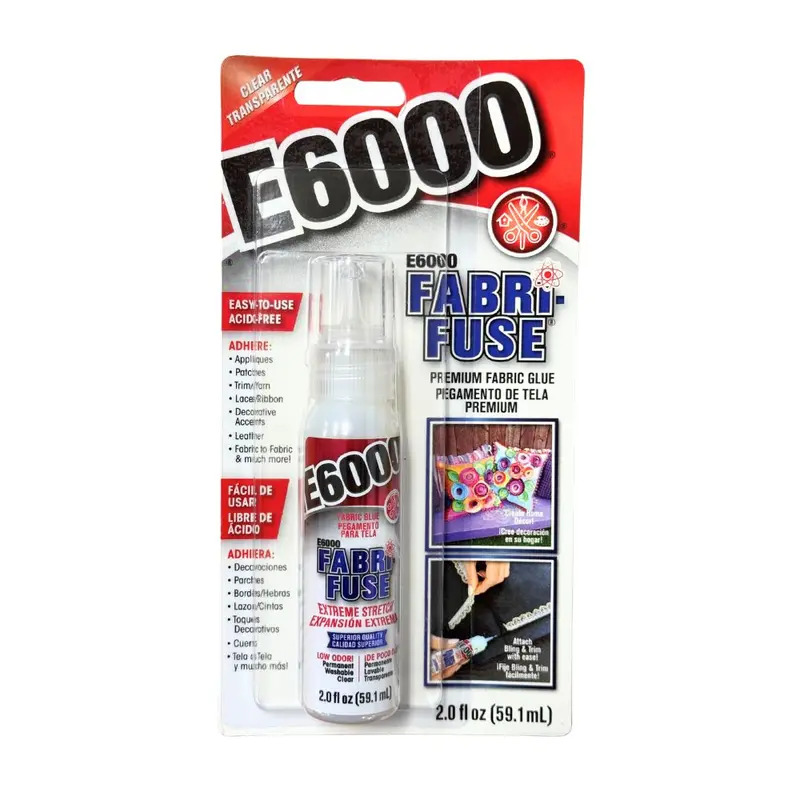 Goop E6000 Fabri-Fuse Fabric Glue – Clear, 2 Oz (59.1 Ml) 1