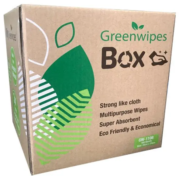 Greenwipes Gw-1108 Wipe Box – Industrial-Grade Disposable Cleaning Cloths 1