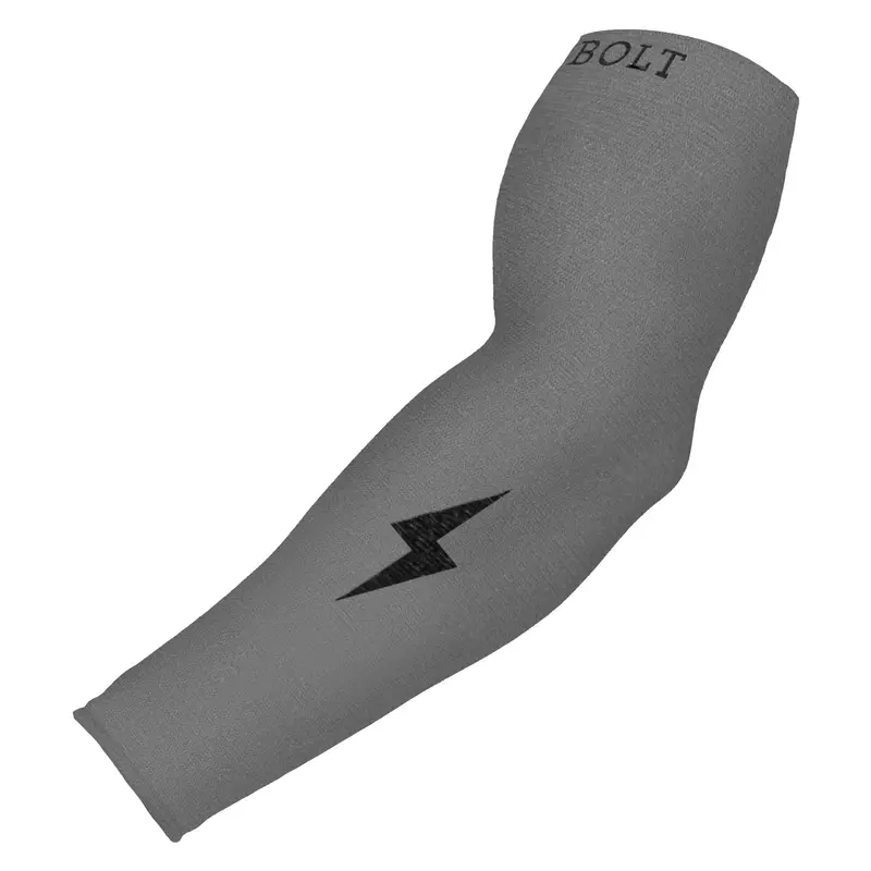 Grey Graduated Compression Arm Sleeve – Full-Length Support 1