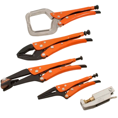 Grip-On® 5-Piece Welder’S Locking Pliers Kit 1