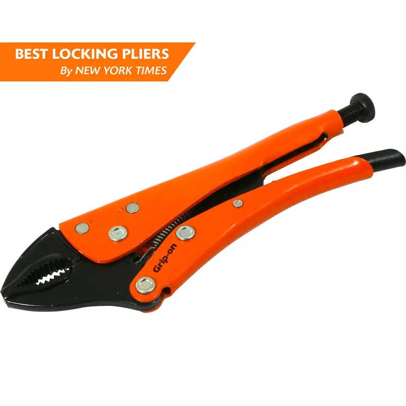 Grip-On® Curved-Jaw Locking Pliers 1