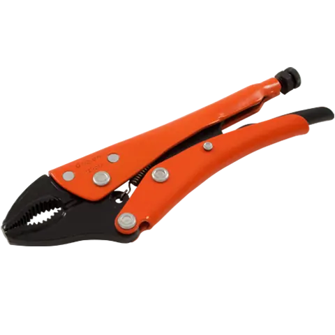 Grip-On® Curved-Jaw Locking Pliers With Integrated Wire Cutter 1
