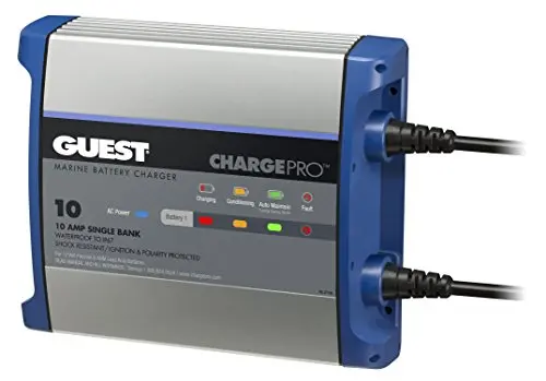 Guest 2710A 10A Single-Bank 12V On-Board Battery Charger (120V Input) 1