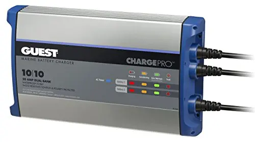 Guest 2720A 20A Dual-Bank 12/24V On-Board Battery Charger (120V Input) 1