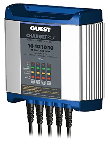 Guest 2740A 40A Quad-Bank 12V On-Board Battery Charger (120V Input) 1