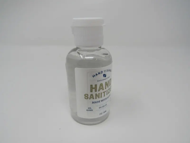 Hand In Hand Dye-Free Hand Sanitizer Gel – Aloe-Enriched, Vegan & Cruelty-Free, 2 Oz 1