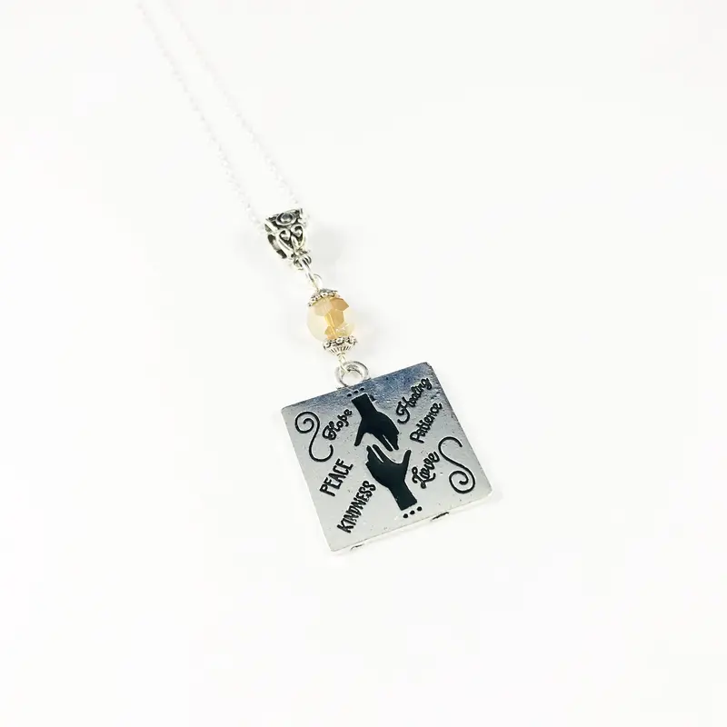 Hand-Shape Necklace Designed For Hand Therapy Practice 1