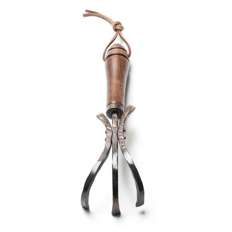Handcrafted Garden Rake – Locally Sourced Black Walnut Handle 1