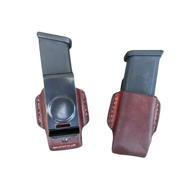 Handmade Leather Magazine Pouch – Rugged Field-Ready Accessory 1