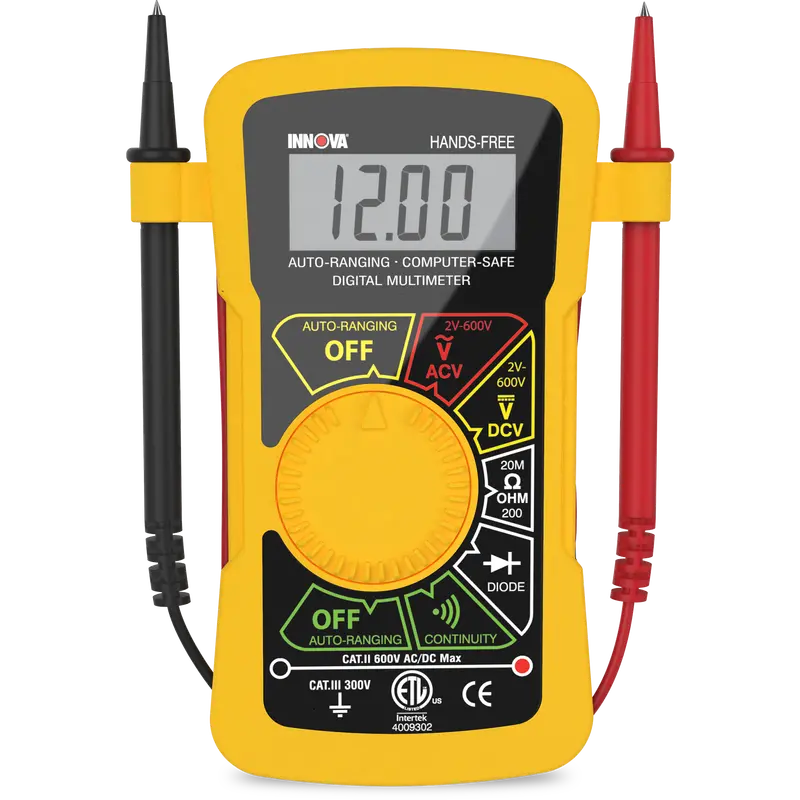 Hands-Free Digital Multimeter (10 Mω Input Impedance) 1