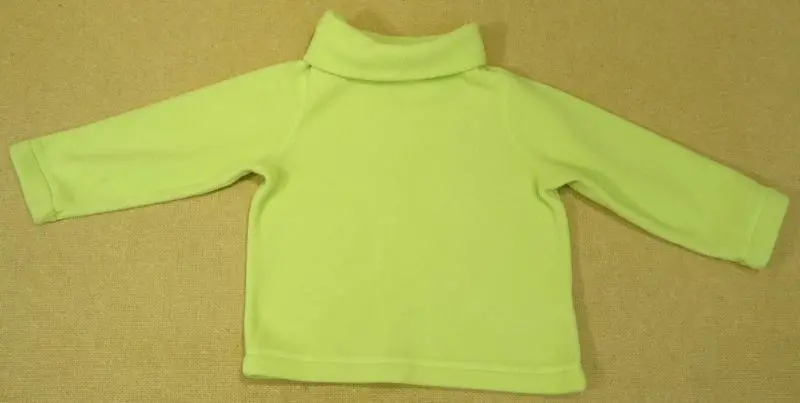 Hanna Anderson Toddler Fleece Turtleneck — Size 90 (18–24 Months), Emerald Green 1