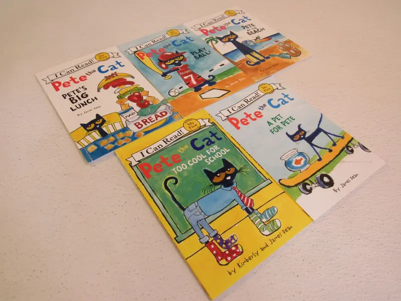 Harpercollins Pete The Cat Super Cool Reading Collection – 5-Book Paperback Bundle – Pre-Owned 1