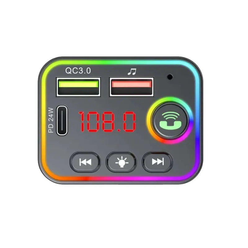 Havit Hv-Fm819Bt Bluetooth Fm Transmitter For Mp3 Players – Black 1