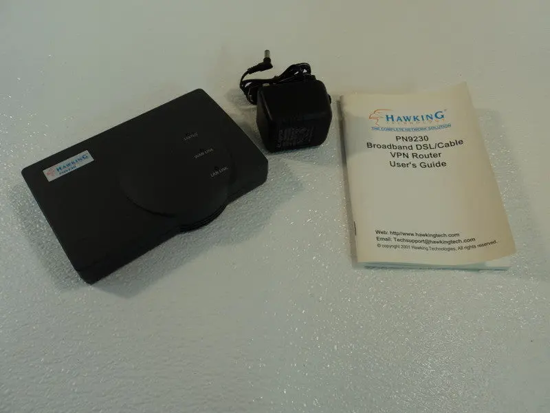 Hawking Pn9230 Dsl/Cable/Vpn Router For Small Office/Home Office (Soho) 1
