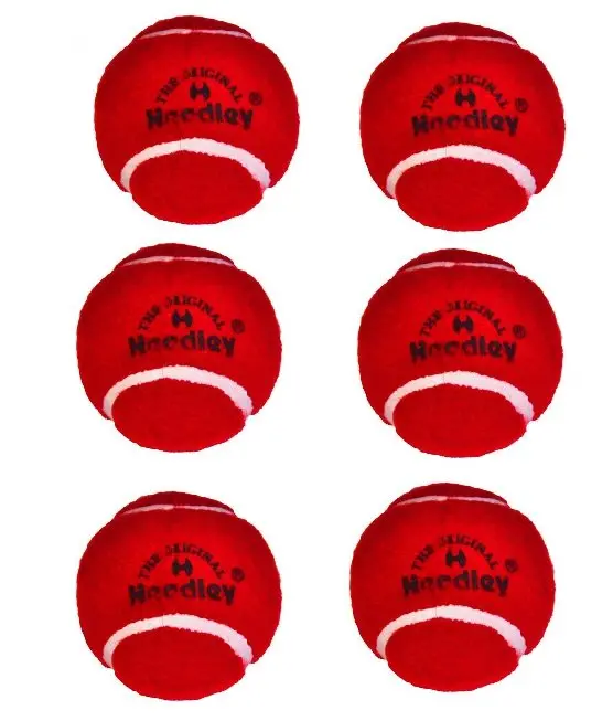 Headley Red Cricket Tennis Balls – 6-Piece Pack 1