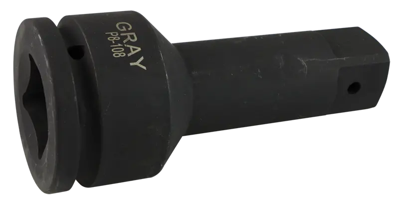 Heavy-Duty 1-1/2" Drive Impact Extensions – Black Industrial Finish 1