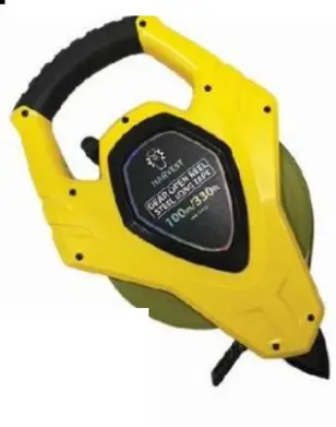 Heavy-Duty Steel Measuring Tape – 100 Meter (300 Foot) Long Distance Tape 1